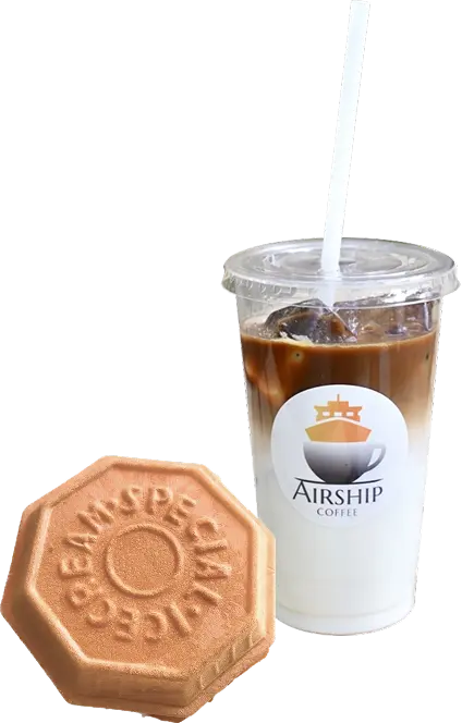 装飾:コーヒーとお菓子